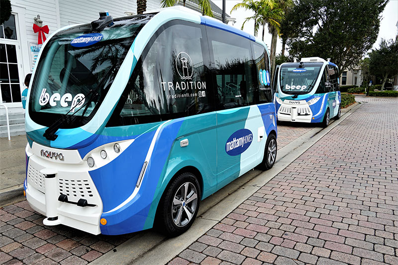With shuttle debut, Mattamy Homes and Beep unveil future of transportation in Tradition